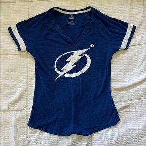 Tampa Bay Lightening M Blue Top